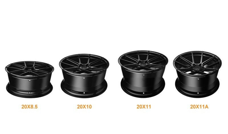 MARS MP - K2 Gloss Black 4x 20 Inch Concave Stag Alloy Wheels Rims 5x120 - Mars Performance