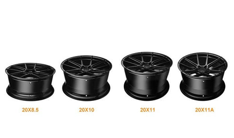 MARS MP - K2 Gloss Black 4x 20 Inch Concave Stag Alloy Wheels Rims 5x120 - Mars Performance