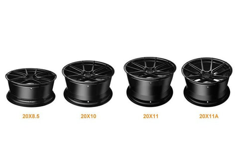 MARS MP - K2 Matt Bronze 20 Inch Concave Stag Alloy Wheels Rims - Mars Performance