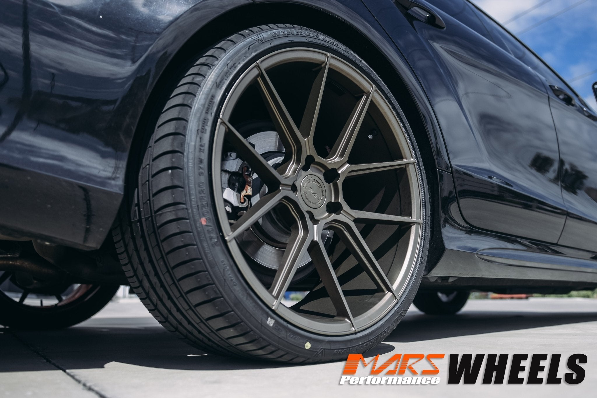 MARS MP - K2 Matt Bronze 4x 20 Inch Concave Stag Alloy Wheels Rims 5x112 - Mars Performance