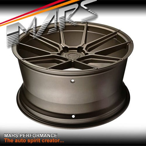 MARS MP - K2 Matt Bronze 4x 20 Inch Concave Stag Alloy Wheels Rims 5x114.3 - Mars Performance