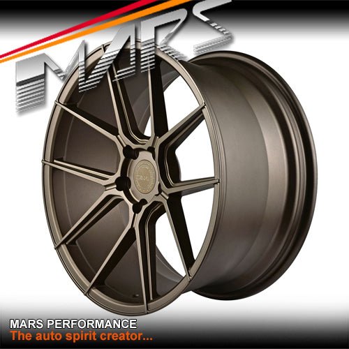 MARS MP - K2 Matt Bronze 4x 20 Inch Concave Stag Alloy Wheels Rims 5x114.3 - Mars Performance