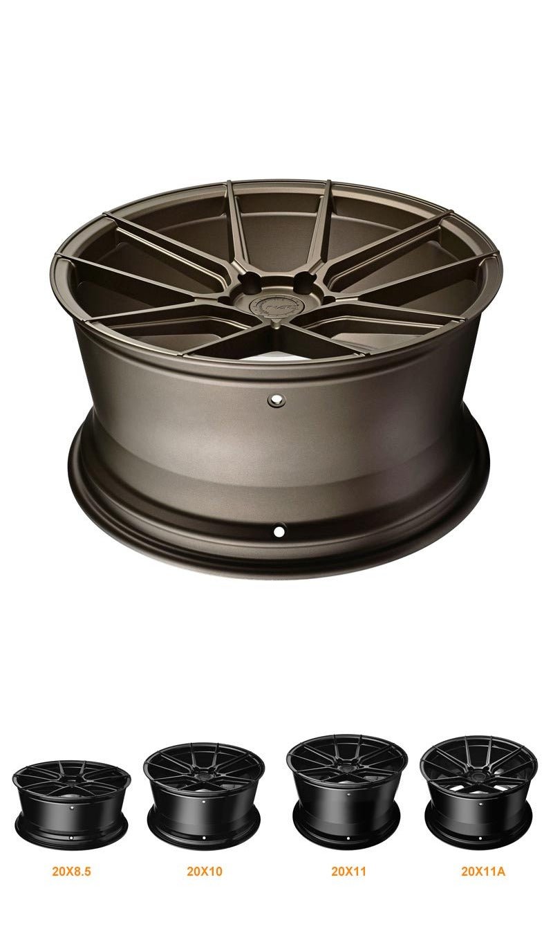 MARS MP - K2 Matt Bronze 4x 20 Inch Concave Stag Alloy Wheels Rims 5x114.3 - Mars Performance