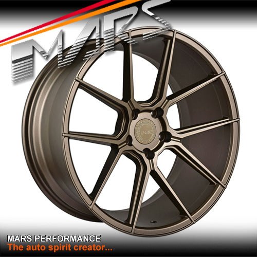 MARS MP - K2 Matt Bronze 4x 20 Inch Concave Stag Alloy Wheels Rims 5x114.3 - Mars Performance