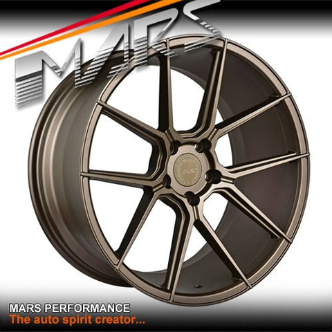 MARS MP - K2 Matt Bronze 4x 20 Inch Concave Stag Alloy Wheels Rims 5x114.3 - Mars Performance