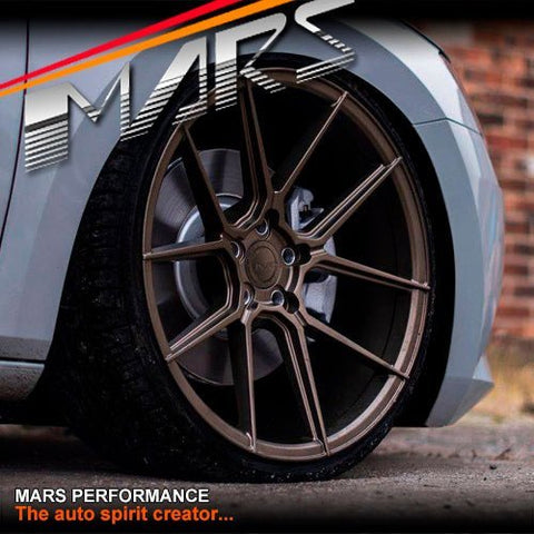MARS MP - K2 Matt Bronze 4x 20 Inch Concave Stag Alloy Wheels Rims 5x120 - Mars Performance
