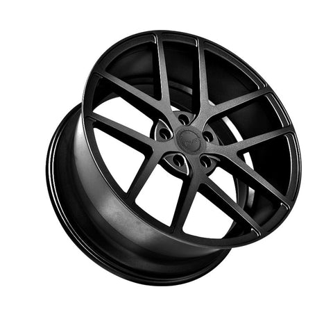 MARS MP - KW Sand Matt Black 20 Inch Concave Stag Alloy Wheels Rims - Mars Performance
