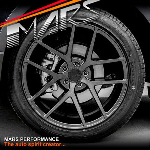 MARS MP - KW Sand Matt Black 4x 20 Inch Concave Stag Alloy Wheels Rims - Mars Performance