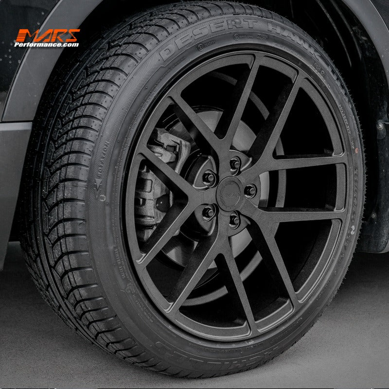 MARS MP - KW Sand Matt Black 4x 20 Inch Concave Stag Alloy Wheels Rims - Mars Performance