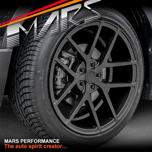 MARS MP - KW Sand Matt Black 4x 20 Inch Concave Stag Alloy Wheels Rims - Mars Performance