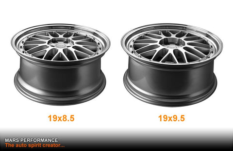 MARS MP - LM Hyper Silver 4x 19 Inch Step Dish Stag Alloy Wheels Rims 5x114.3 - Mars Performance