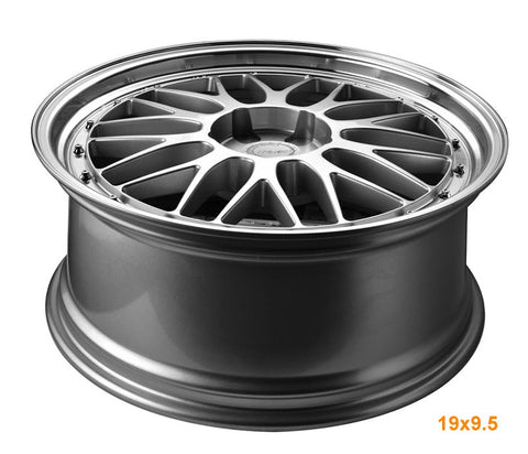 MARS MP - LM Hyper Silver 4x 19 Inch Step Dish Stag Alloy Wheels Rims 5x114.3 - Mars Performance