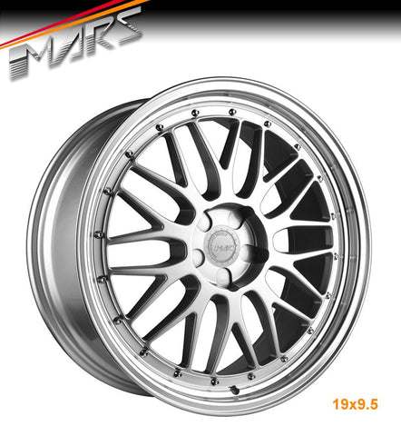 MARS MP - LM Hyper Silver 4x 19 Inch Step Dish Stag Alloy Wheels Rims 5x114.3 - Mars Performance