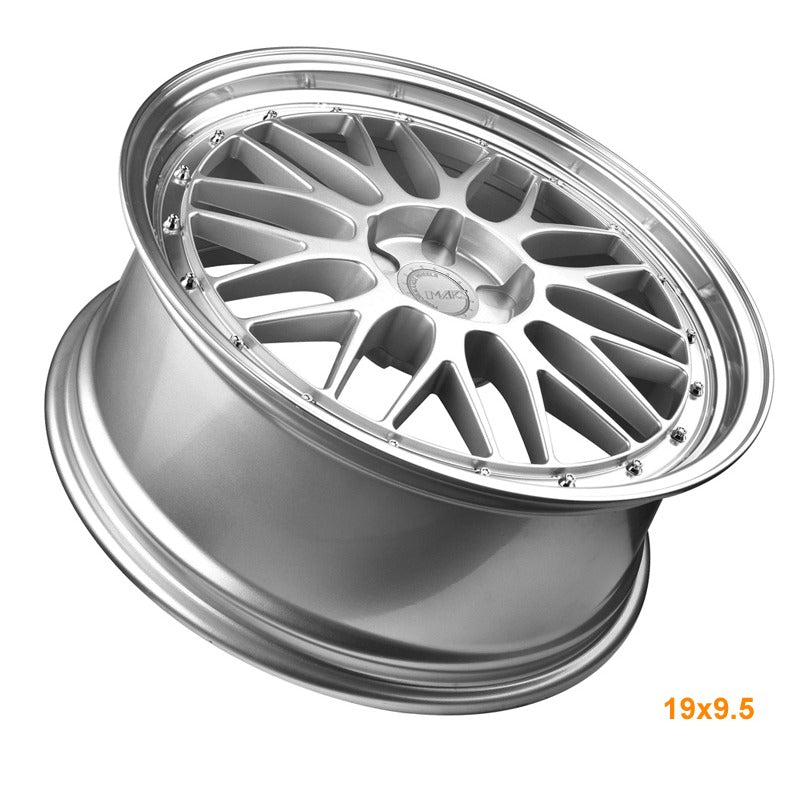 MARS MP - LM Hyper Silver 4x 19 Inch Step Dish Stag Alloy Wheels Rims 5x120 - Mars Performance