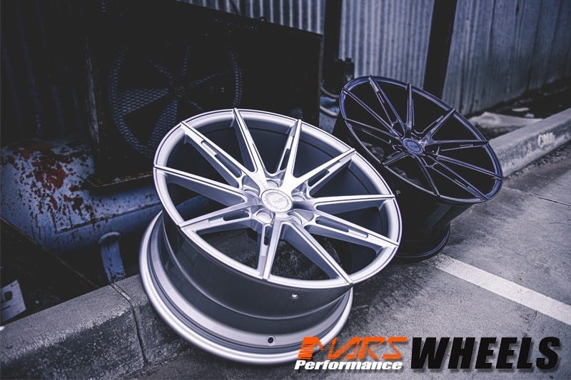 MARS MP - M2 Gloss Black 19 inch Multi Spork Concave Alloy Wheels Rims - Mars Performance
