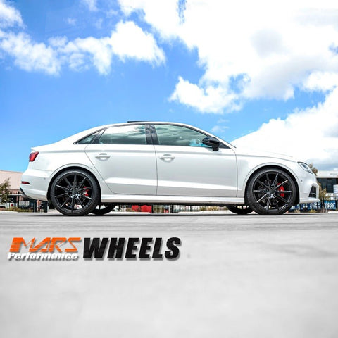 MARS MP - M2 Gloss Black 19 inch Multi Spork Concave Alloy Wheels Rims - Mars Performance
