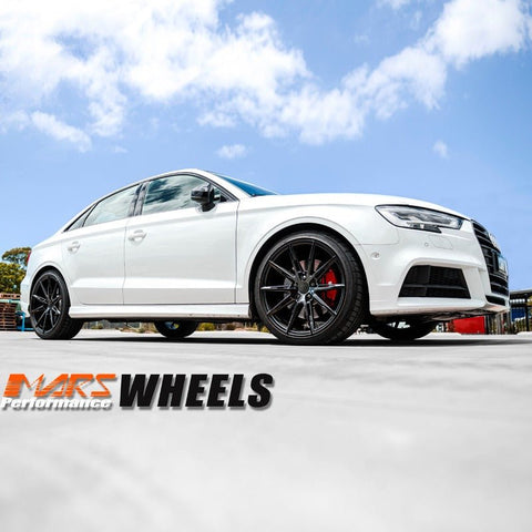 MARS MP - M2 Gloss Black 19 inch Multi Spork Concave Alloy Wheels Rims - Mars Performance