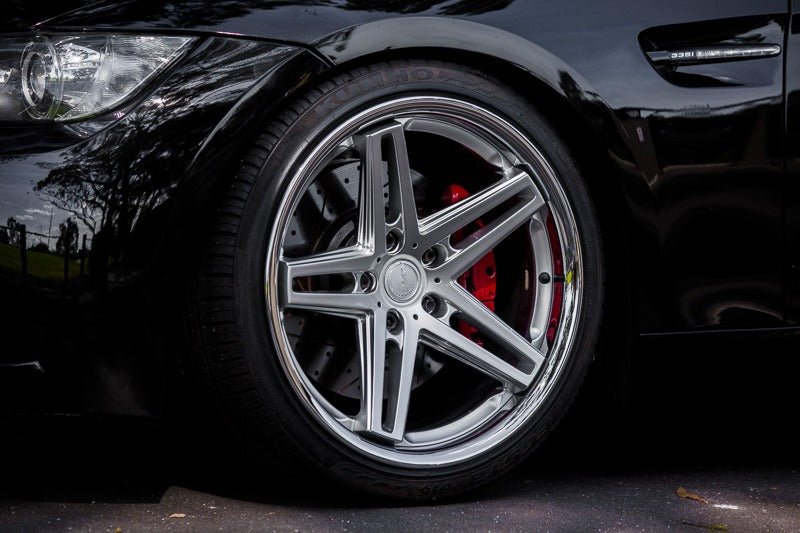 MARS MP - MC 19 inch Hyper Silver 5 Sporks Stag Concave with Dish Alloy Wheels Rims 5x112 - Mars Performance