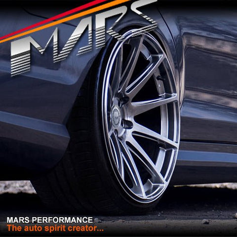 MARS MP - MS Hyper Black 4x 19 Inch Deep Concave Stag Alloy Wheels Rims - Mars Performance