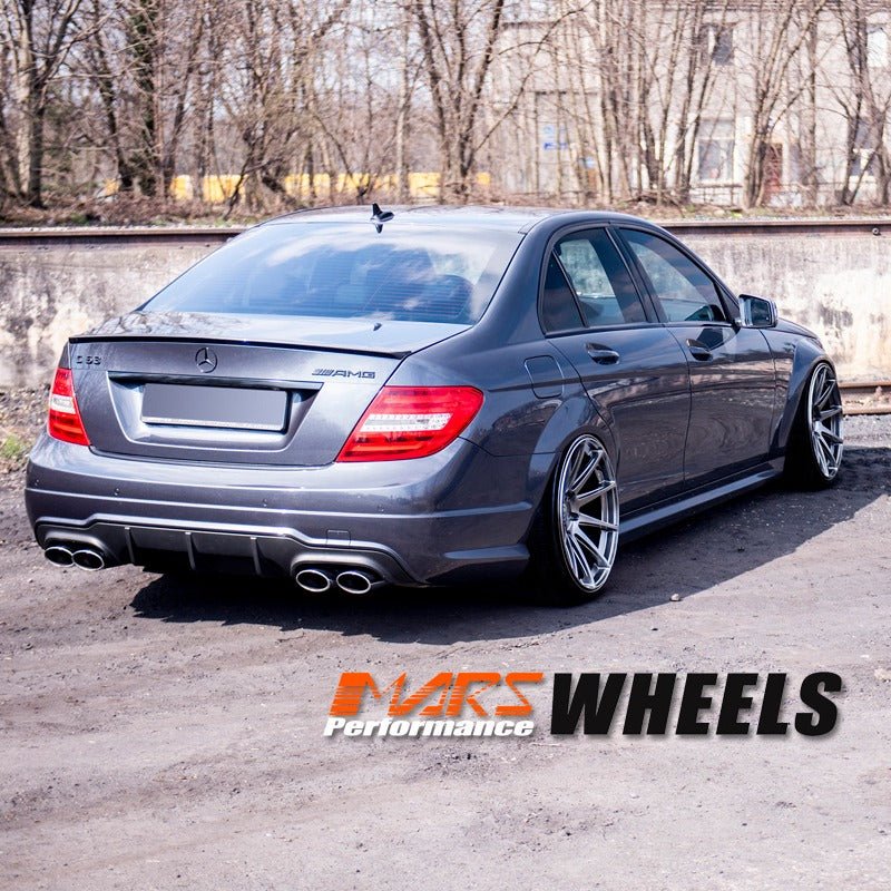 MARS MP - MS Hyper Black 4x 19 Inch Deep Concave Stag Alloy Wheels Rims - Mars Performance