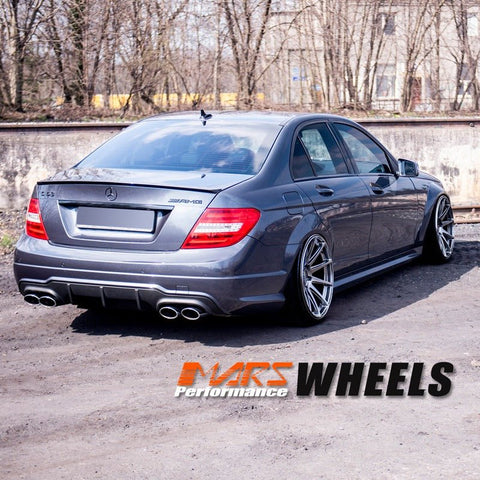 MARS MP - MS Hyper Black 4x 19 Inch Deep Concave Stag Alloy Wheels Rims - Mars Performance
