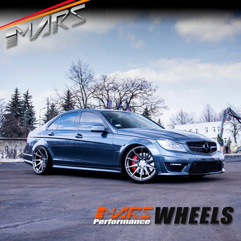 MARS MP - MS Hyper Black 4x 19 Inch Deep Concave Stag Alloy Wheels Rims - Mars Performance