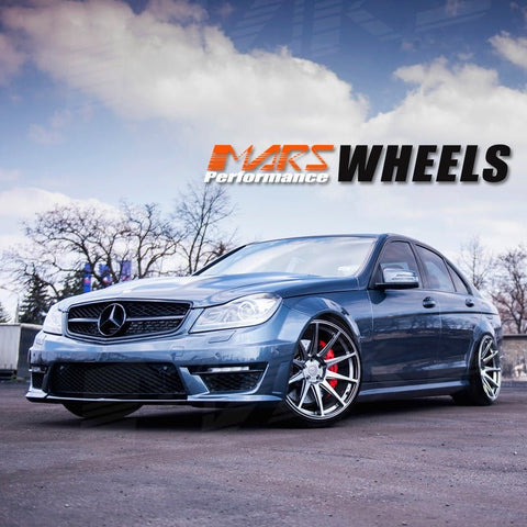 MARS MP - MS Hyper Black 4x 19 Inch Deep Concave Stag Alloy Wheels Rims - Mars Performance