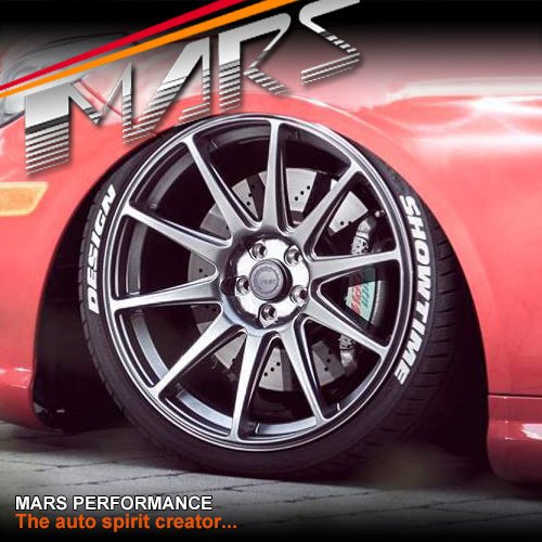 MARS MP - MS Hyper Black 4x 19 Inch Deep Concave Stag Alloy Wheels Rims 5x114.3 - Mars Performance