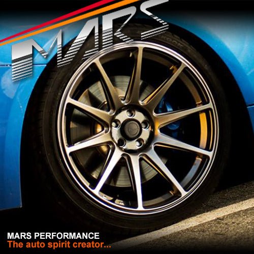 MARS MP - MS Hyper Black 4x 19 Inch Deep Concave Stag Alloy Wheels Rims 5x120 - Mars Performance
