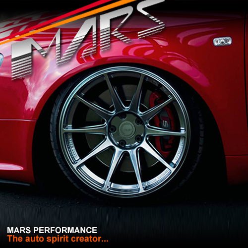 MARS MP - MS Hyper Black 4x 19 Inch Deep Concave Stag Alloy Wheels Rims - Mars Performance