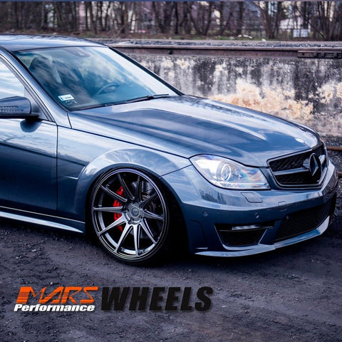 MARS MP - MS Hyper Black 4x 19 Inch Deep Concave Stag Alloy Wheels Rims - Mars Performance
