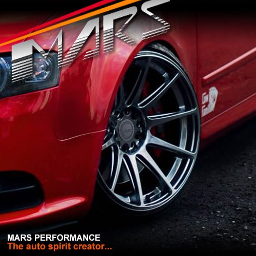 MARS MP - MS Hyper Black 4x 19 Inch Deep Concave Stag Alloy Wheels Rims - Mars Performance