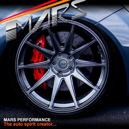 MARS MP - MS Hyper Black 4x 19 Inch Deep Concave Stag Alloy Wheels Rims - Mars Performance