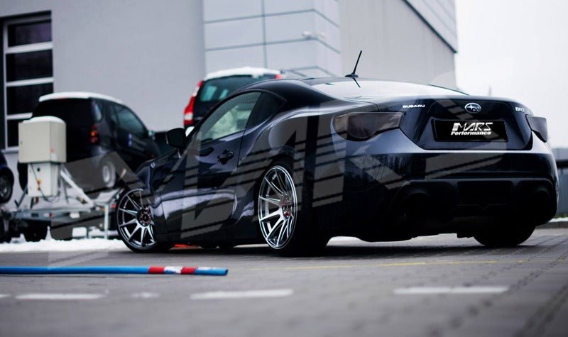 MARS MP - MS Hyper Black Concave 4x 18 Inch Stag Alloy Wheels Rims 5x100 5x114.3 - Mars Performance