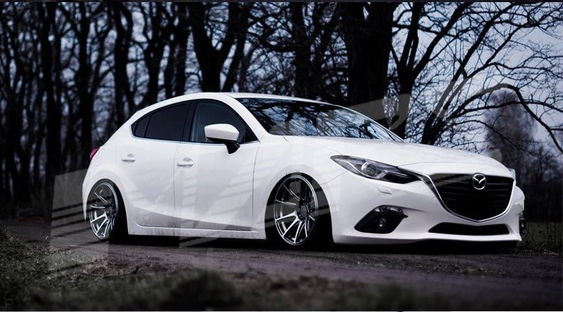 MARS MP - MS Hyper Black Concave 4x 18 Inch Stag Alloy Wheels Rims 5x100 5x114.3 - Mars Performance