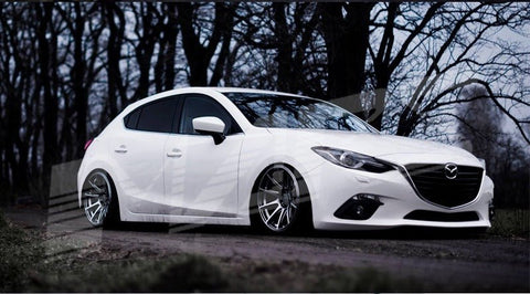 MARS MP - MS Hyper Black Concave 4x 18 Inch Stag Alloy Wheels Rims 5x100 5x114.3 - Mars Performance