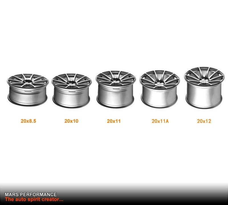MARS MP - MS Hyper Silver 4x 20 Inch Deep Concave Stag Alloy Wheels Rims 5x120 - Mars Performance