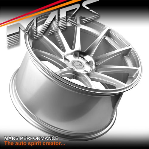 MARS MP - MS Hyper Silver 4x 20 Inch Deep Concave Stag Alloy Wheels Rims 5x120 - Mars Performance