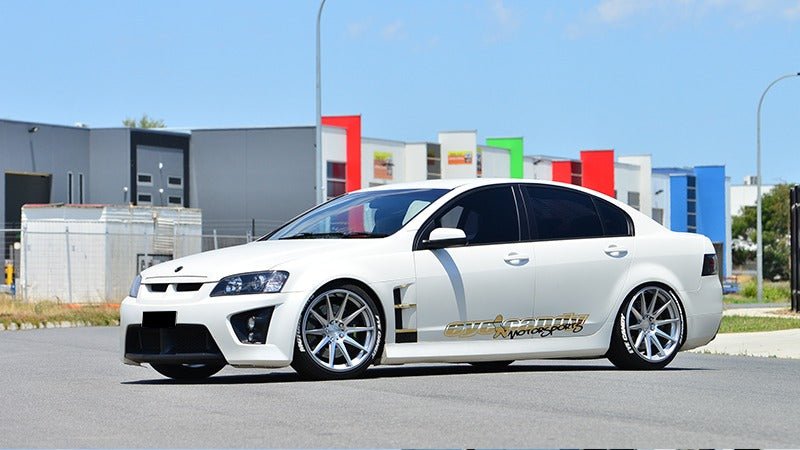 MARS MP - MS Hyper Silver 4x 20 Inch Deep Concave Stag Alloy Wheels Rims 5x120 - Mars Performance