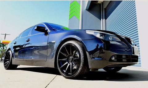 MARS MP - MS Matt Black 4x 19 Inch Deep Concave Stag Alloy Wheels Rims 5x120 - Mars Performance