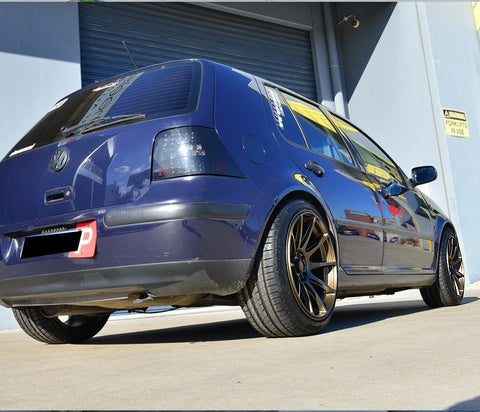MARS MP - MS Matt Bronze Concave 4x 18 Inch Stag Alloy Wheels Rims 5x100 5x114.3 - Mars Performance