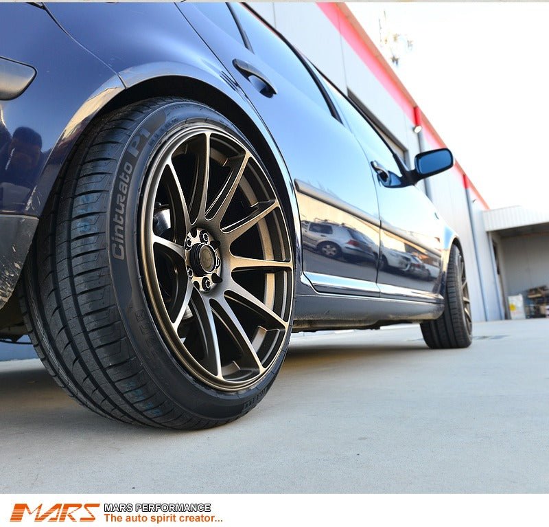 MARS MP - MS Matt Bronze Concave 4x 18 Inch Stag Alloy Wheels Rims 5x100 5x114.3 - Mars Performance