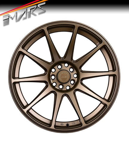MARS MP - MS Matt Bronze Concave 4x 18 Inch Stag Alloy Wheels Rims 5x100 5x114.3 - Mars Performance