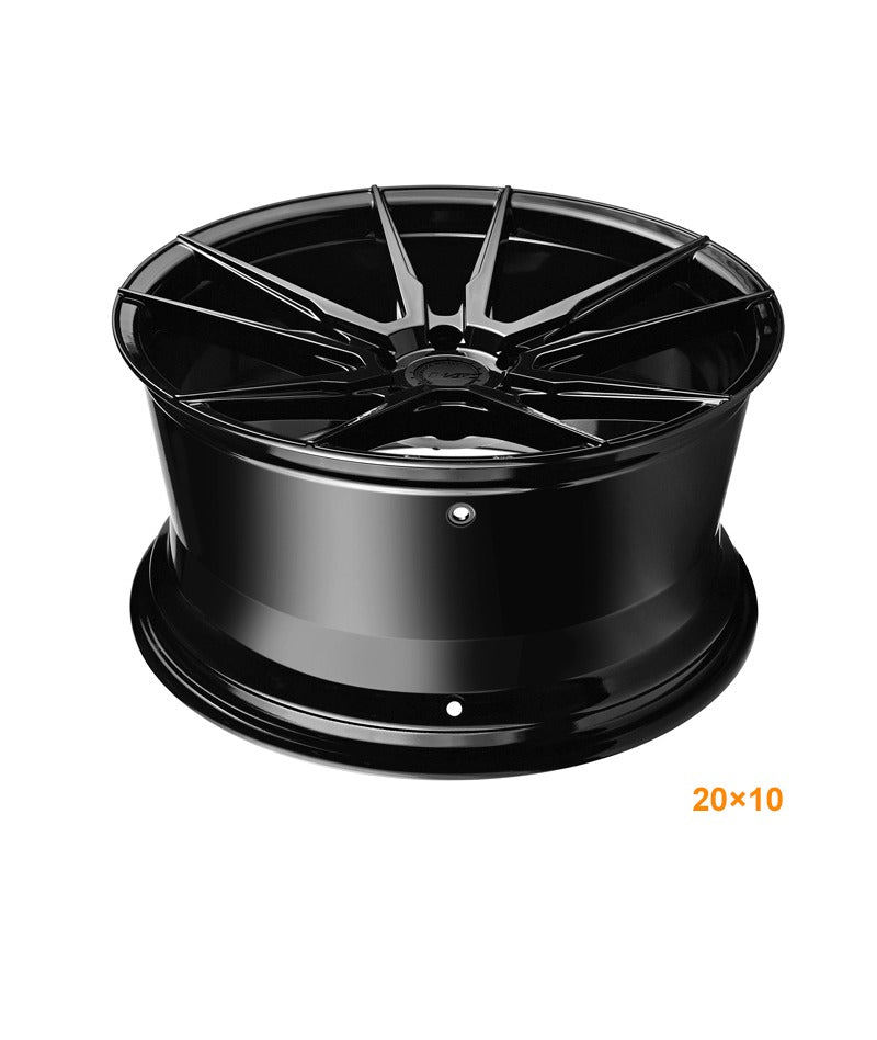 MARS MP - RH Gloss Black 4x 20 Inch Deep Concave Stag Alloy Wheels Rims 5x114.3 - Mars Performance