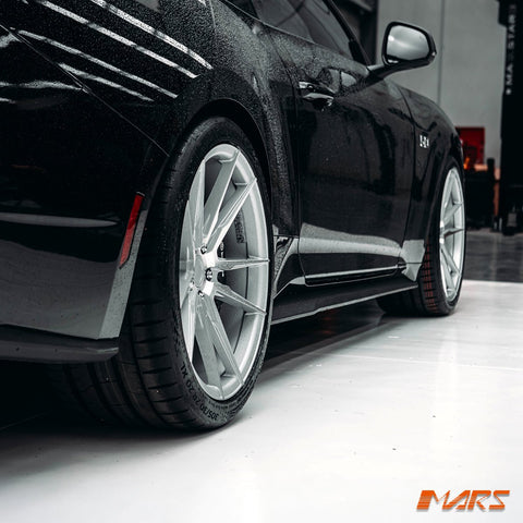 MARS MP - RH Hyper Silver 4x 20 Inch Deep Concave Stag Alloy Wheels Rims 5x114.3 - Mars Performance