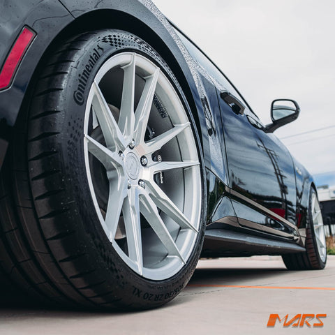 MARS MP - RH Hyper Silver 4x 20 Inch Deep Concave Stag Alloy Wheels Rims 5x114.3 - Mars Performance