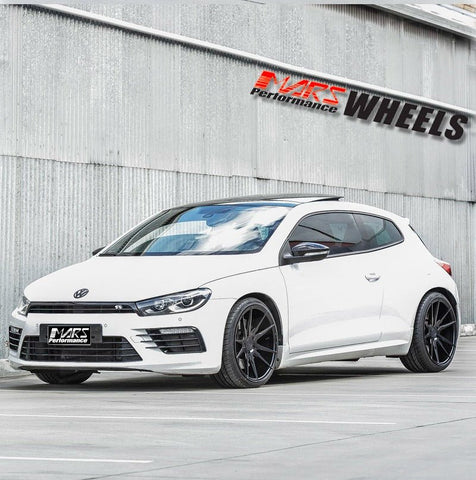 MARS MP - RH Matt Black 4x 19 Inch Deep Concave Stag Alloy Wheels Rims 5x112 - Mars Performance