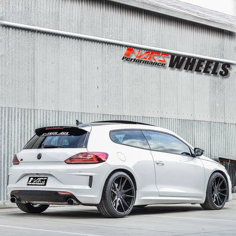 MARS MP - RH Matt Black 4x 19 Inch Deep Concave Stag Alloy Wheels Rims 5x112 - Mars Performance