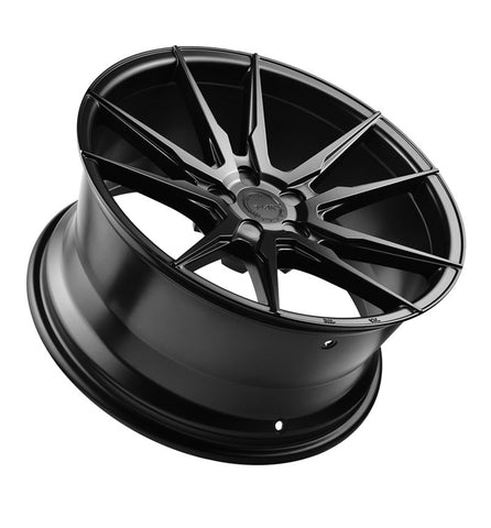 MARS MP - RH Matt Black 4x 19 Inch Deep Concave Stag Alloy Wheels Rims 5x112 - Mars Performance