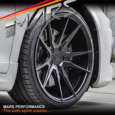 MARS MP - RH Matt Black 4x 19 Inch Deep Concave Stag Alloy Wheels Rims 5x112 - Mars Performance